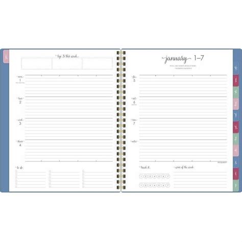 At A Glance Harmony Planner Medium Size Academic Weekly Monthly