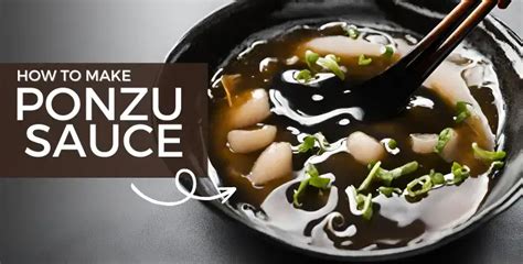 How To Make Ponzu Sauce 3 Easy Steps