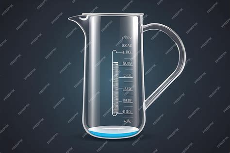 Premium Photo The Scale Measuring Jug 400ml Jug With Measuring Scale