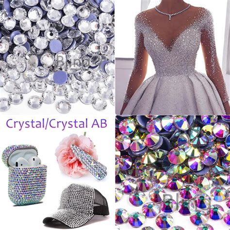 SS To SS High Quality Crystal AB Glass Hot Fix Rhinestones Flatback Clear Hotfix Strass