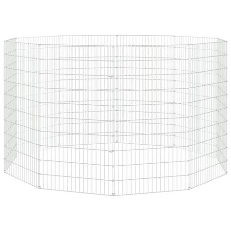 FYDUN Cage à lapin 10 panneaux 54x100 cm Fer galvanisé Cdiscount Jardin