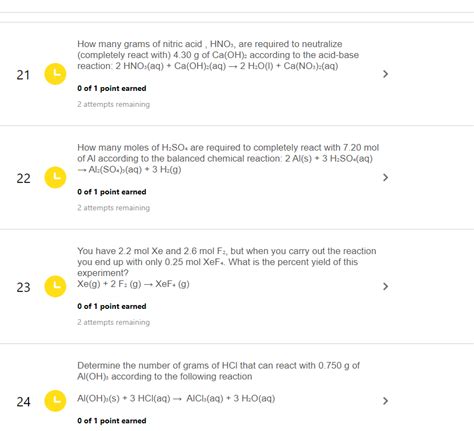 Solved Please Explain All Steps How Many Grams Of Nitric Acid