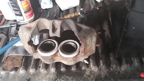 89 Ford F250 Brake Caliper Rebuild Part 2 YouTube