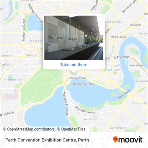 perth convention exhibition centre  bus  train