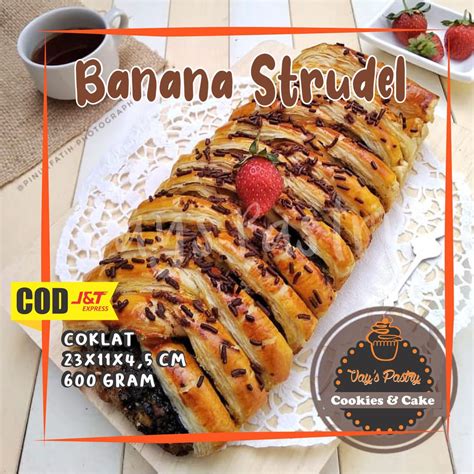 Jual Banana Strudel Bandung Strudel Pisang Coklat Strudel Pisang