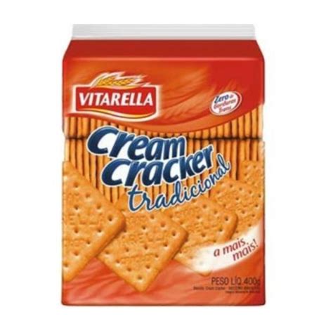 Biscoito Vitarella Cream Cracker Tradicional 400g