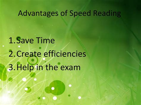 Ppt Speed Reading Powerpoint Presentation Free Download Id2981581