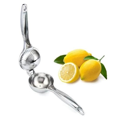 H S Juice Extractor Lemon Squeezer Heavy Duty Metal Sturdy Hand