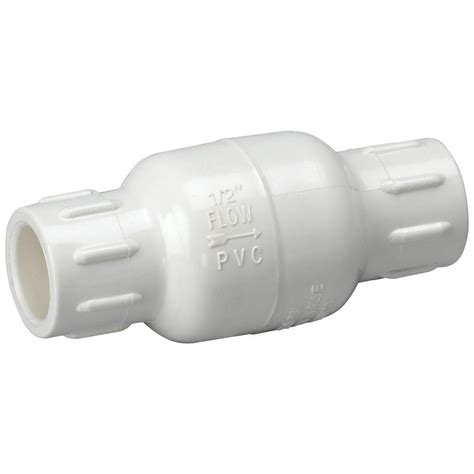 Homewerks Worldwide In Pvc Sch Slip X Slip In Line Check Valve