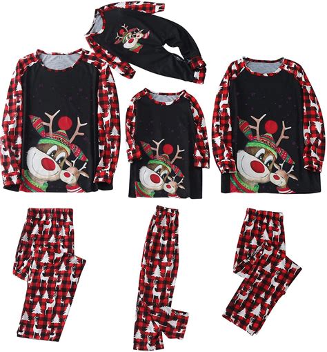 Familien Outfit Weihnachten Santa Elf Rentier Pyjamas Weihnachtspyjama