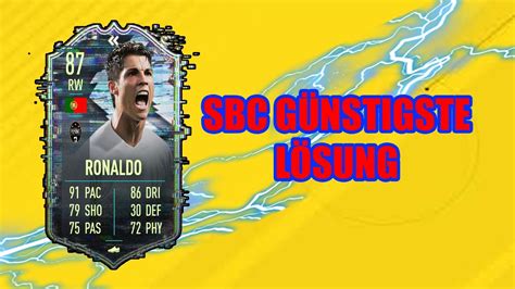 Cristiano Ronaldo RÜckblick 87 Sbc GÜnstigste LÖsung🐐fifa 21 Cheapest