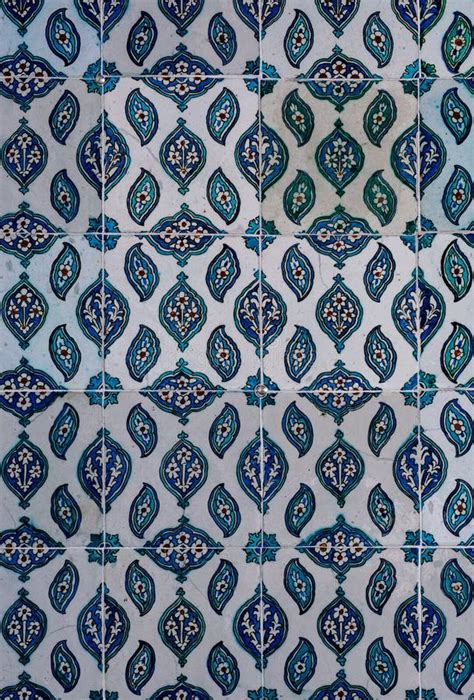 Плитки Ottoman старые Handmade турецкие Стоковое Изображение ...