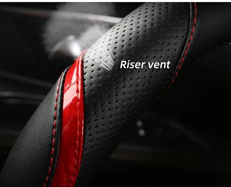 COUVRE VOLANT Rouge Pour Peugeot 3008 4008 5008 Rifter Partner