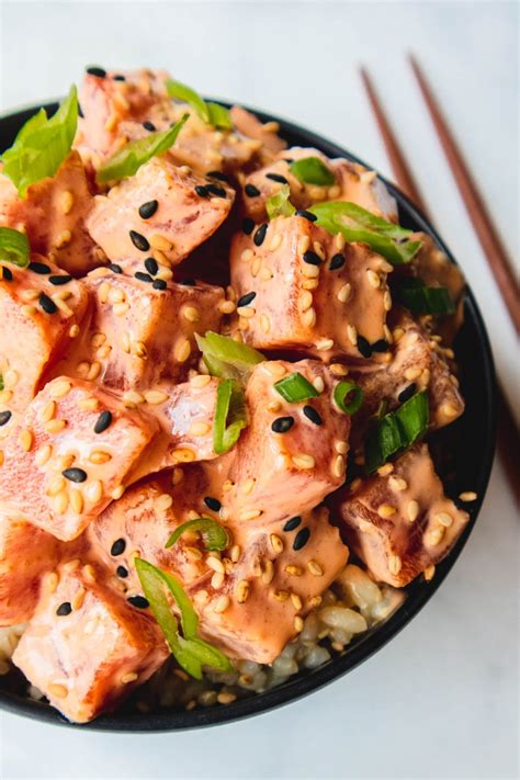 Spicy Tuna Poke 5 Ingredients Only Mikha Eats