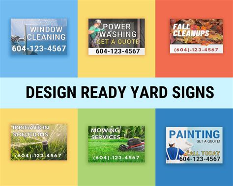 Custom Lawn Signs for Yard Signs Designed Lawn Mowing Painting - Etsy