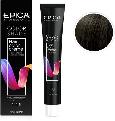 Крем-краска EPICA Professional Hair Color Cream 5.18 Светлый шатен ...