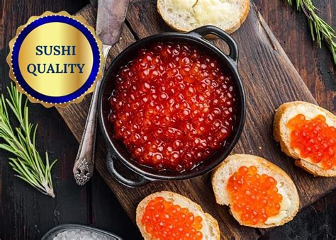 Ikura Salmon Roe King Salmon Caviar Lummi Island Wild