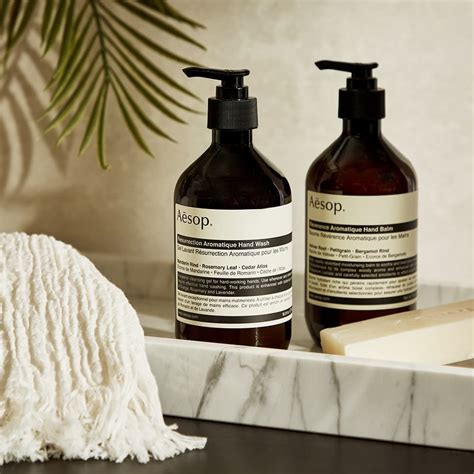 aesop resurrection aromatique hand wash ml  hand balm hand