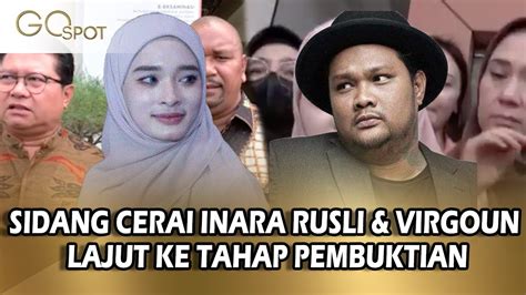 SIDANG CERAI INARA RUSLI VIRGOUN AGENDA DUPLIK VIRGOUN SEBUT INARA