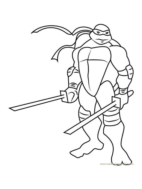 Leonardo ninja turtles coloring pages