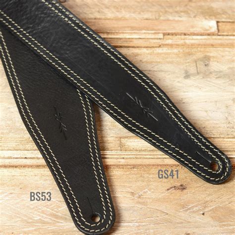 Bs53 Leather Guitar Strap By Pinegrove Leather