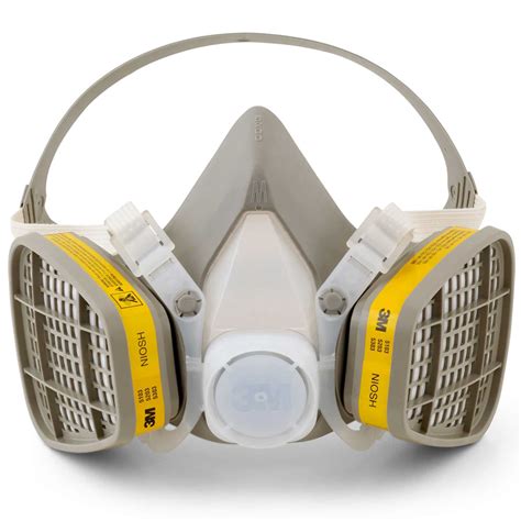 3M Half Mask Respirators 5000 Series with OV/Acid Gas Filters