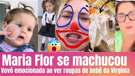 Maria Flor se machucou Virgínia Fonseca passa perrengue Maria Alice