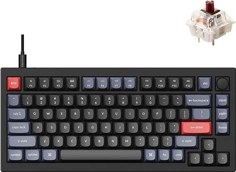 Keychron Q QMK VIA Mechanical Wired Keyboard Knob Version Hot Swappable Layout Custom
