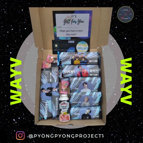 Jual Snack Box Gift Box Kpop Wayv Hampers Kado Ulang Tahun Kado