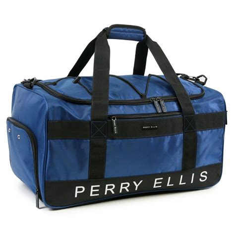 Perry Ellis 22 Weekender Duffel Bag Navy One Size Duffel Bag