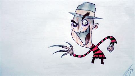 Cartoon Freddy krueger by dgblade on DeviantArt