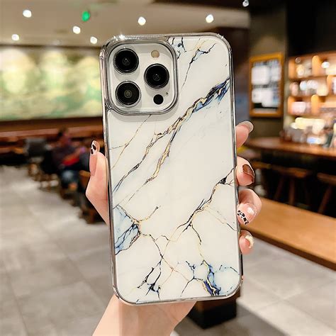 Allytech IPhone 15 Pro Max Case Marble Chic Fashion Back Cover For