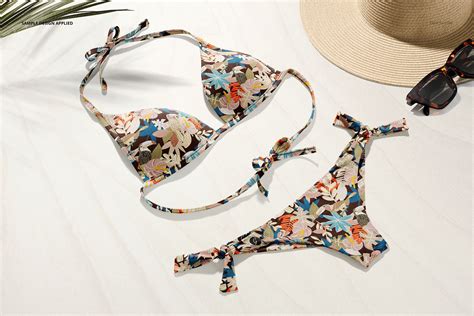Side Tie Bikini Mockup Set On Behance
