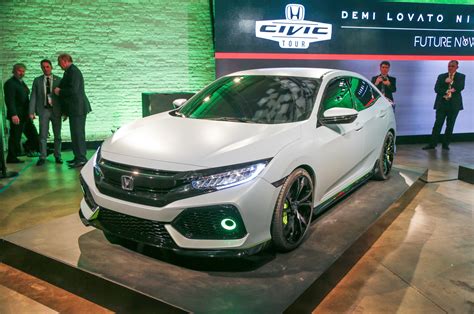 2017 Honda Civic Hatchback Prototype Revealed In New York