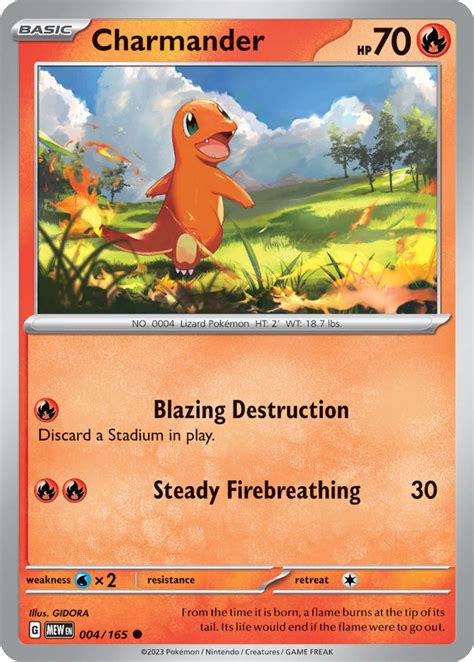 Serebii net Pokémon Card Database 151 4 Charmander