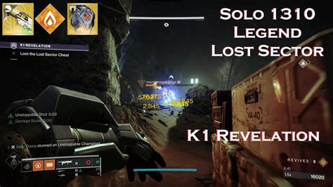 Solo Legend Lost Sector K Revelation Titan Youtube