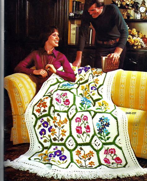 Afghan Album By Bernat Crochet And Knit Pattern Book No 237 Etsy