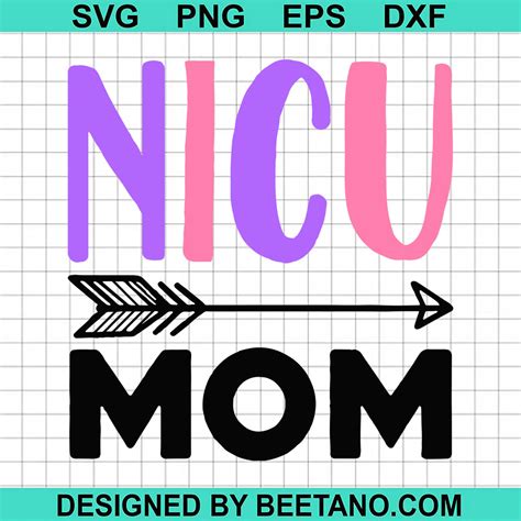 Nicu Mom Svg Cut File For Cricut Silhouette Machine Make Craft Handmade