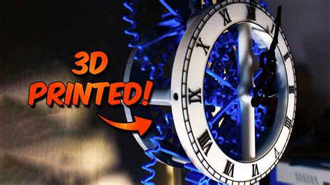 D Printing And Building A Fully Mechanical Clock Youtube