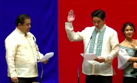 New Cavite Rep Ping Remulla Takes Oath As House Member