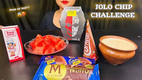 Asmr Eating Worlds Most Spicy Jolo Chips Min Hard Jolo Chips