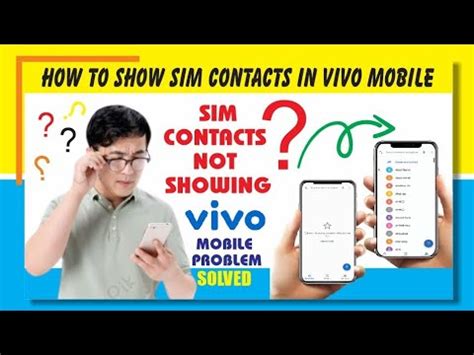 VIVO Sim Contacts Not Showing Problem Vivo Sim Contacts Import