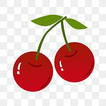 Cherry Cartoon Clipart Transparent PNG Hd, Hand Drawn Vector Cartoon ...