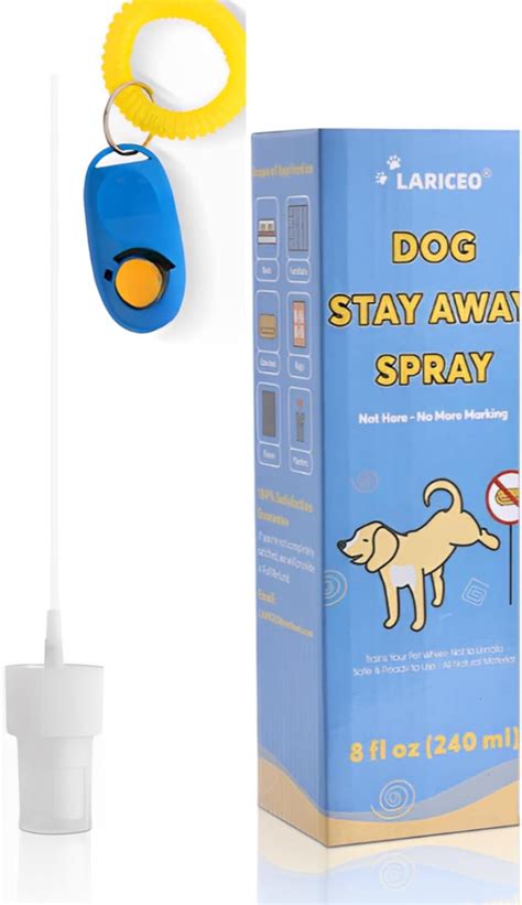 Amazon.com : LARICEO 8 oz Dog Away Spray - Safe Pet Deterrent for ...