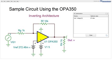 Design Of Op Amp Circuits Tina And Tinacloud Resources