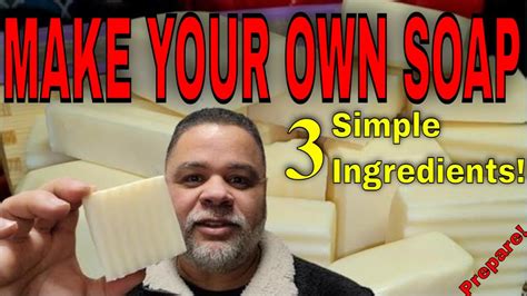 Diy Easy To Make Soap Recipe For Beginners Only Three Ingredients Youtube