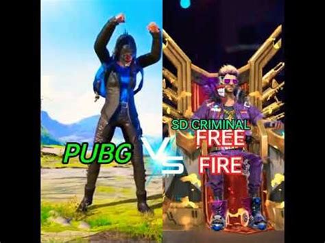 Pubg Vs Free Fire Tik Tok Attitude Video New Short Video New Free