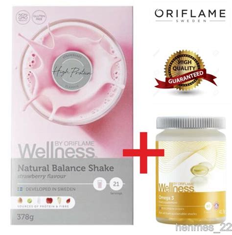 Oriflame Wellness Natural Balance Shake Omega 3 100 Natural Food