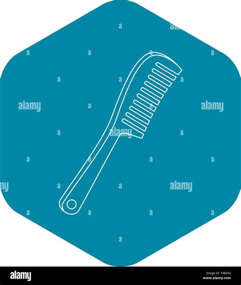 Comb icon, outline style Stock Vector Image & Art - Alamy