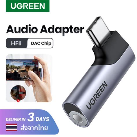 Ugreen Usb Type C To Mm Audio Adapter With Dac Chip Compatible With